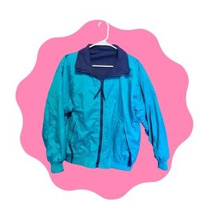 Women's Vibrant Blue Puffer Jacket
